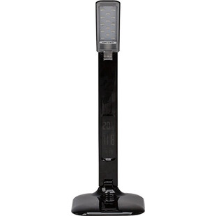 Lampa biurkowa LED Glenn z zegarem | Brilliant