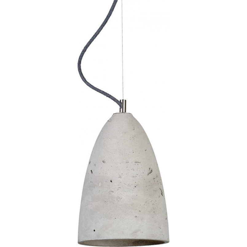 Lampa Betonowa Wisząca Febe | LoftLight - Szara, E27