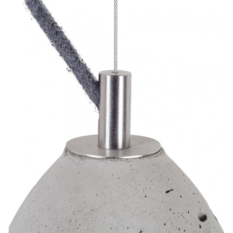 Lampa Betonowa Wisząca Febe | LoftLight - Szara, E27
