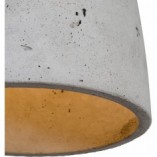 Lampa Betonowa Wisząca Febe | LoftLight - Szara, E27