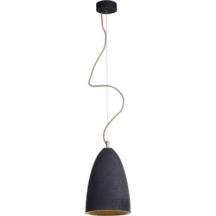 Lampa betonowa wisząca Febe | LoftLight - Czarny Loft