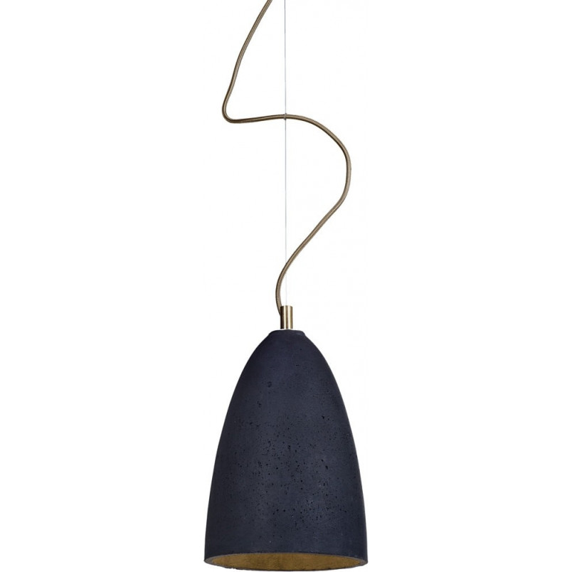 Lampa betonowa wisząca Febe | LoftLight - Czarny Loft