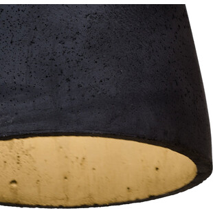Lampa betonowa wisząca Febe | LoftLight - Czarny Loft