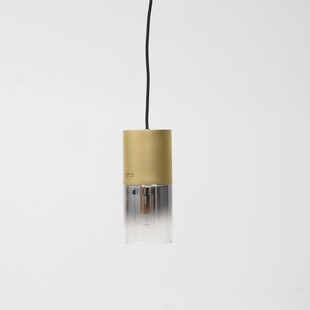 Lampa wisząca Zino - Szkło dymione, mosiądz | Lucide