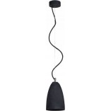 Lampa Betonowa Wisząca Febe 15cm Czarna | LoftLight