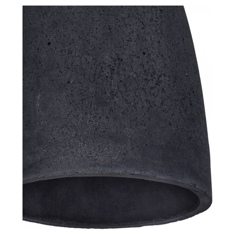 Lampa Betonowa Wisząca Febe 15cm Czarna | LoftLight