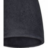 Lampa Betonowa Wisząca Febe 15cm Czarna | LoftLight