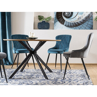 Stół okrągły industrialny Aster 120cm Signal - Stylowy i funkcjonalny