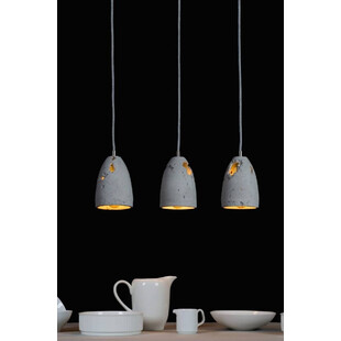 Lampa Betonowa Wisząca Febe Volcano | LoftLight - Szara