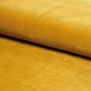 Sofa welurowa 2 osobowa Karo Velvet curry marki Signal