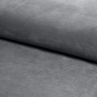 Sofa welurowa 2 osobowa Karo Velvet szara marki Signal