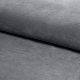 Sofa welurowa 2-osobowa Karo - Signal, 140cm, Szara