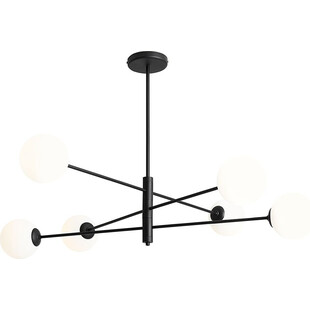 Lampa sufitowa szklane kule Homme Black VI biało-czarna marki Aldex