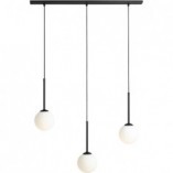 Lampa wisząca Bosso Black III - 3 szkła, Aldex