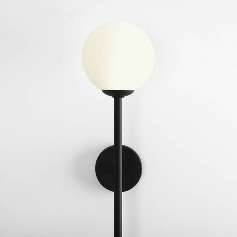 Kinkiet szklany Aldex Bosso Black - Elegancki design | Sklep z lampami