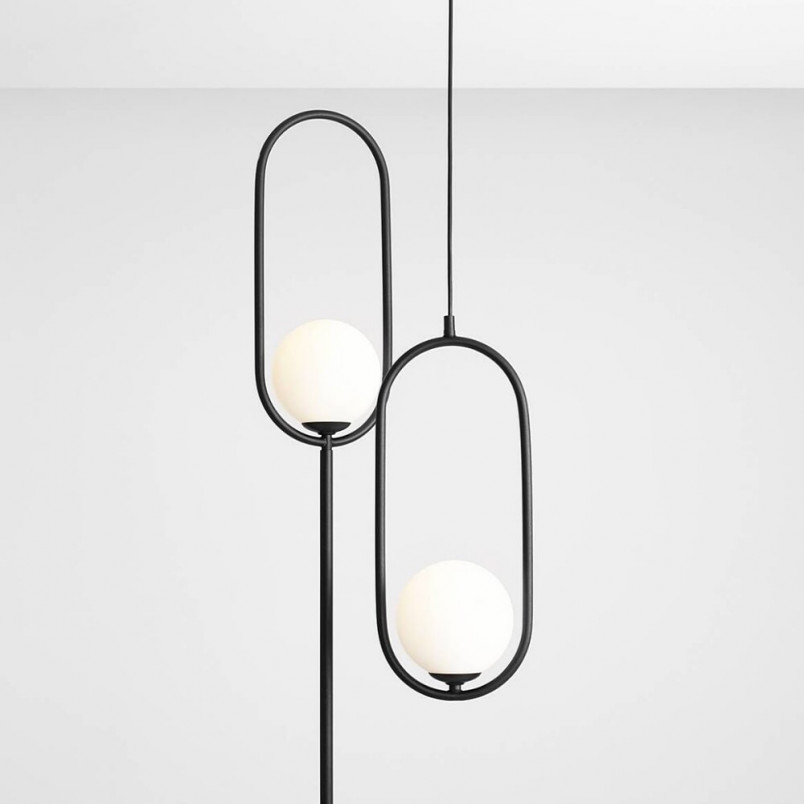 Lampa Wisząca Riva Black Aldex | Szkło, Design | Kup Online