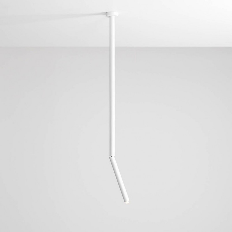 Lampa Sufitowa Tuba Stick Biała Aldex | Minimalizm i Styl
