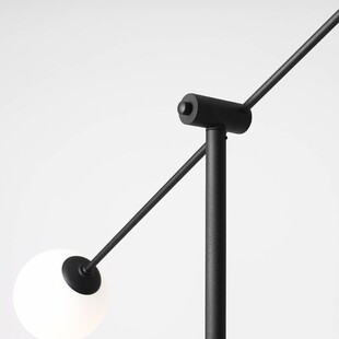 Lampa podłogowa Ohio Black - Aldex | Szklane kule, design