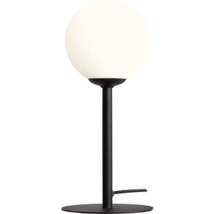 Lampa stołowa szklana Pinne Black | Aldex - Eleganckie oświetlenie