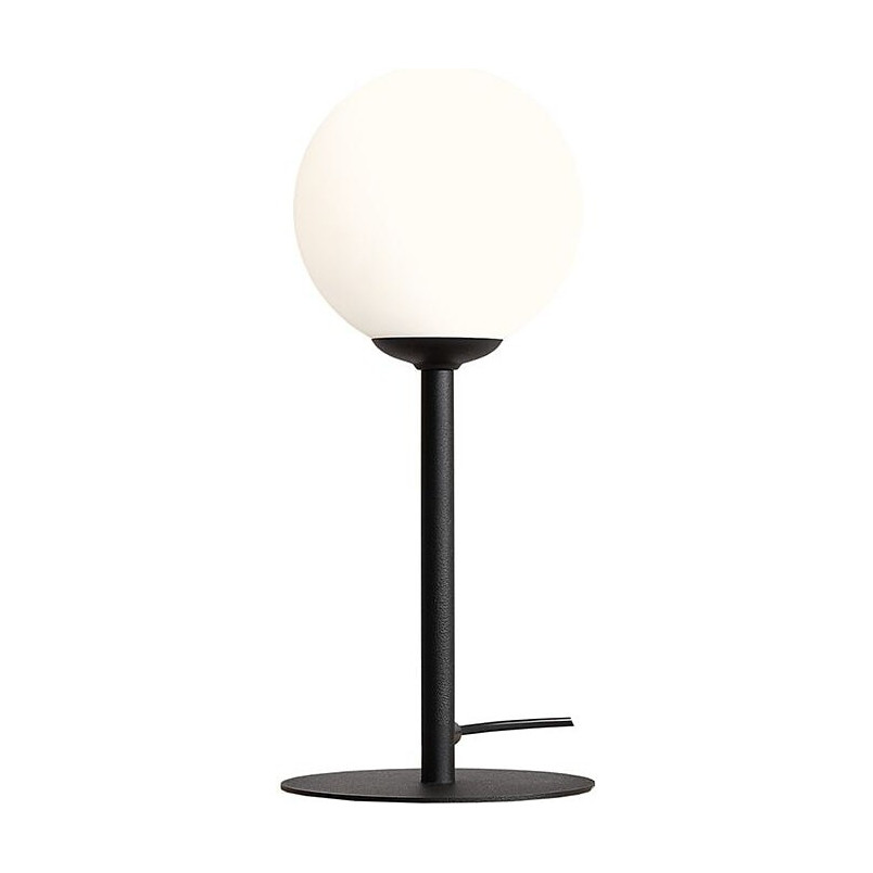Lampa stołowa szklana Pinne Black | Aldex - Eleganckie oświetlenie