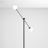 Lampa podłogowa Ohio Black - Aldex | Szklane kule, design