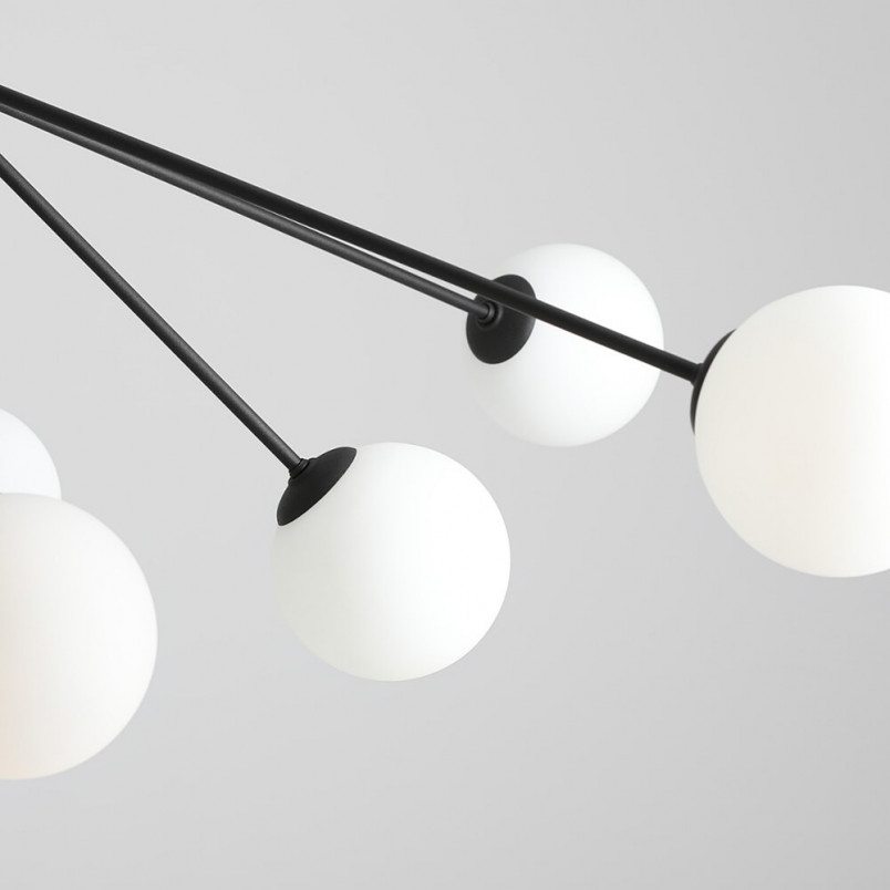 Lampa wisząca Holm czarno-biała | Aldex - Stylowe oświetlenie