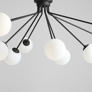 Lampa wisząca Holm czarno-biała | Aldex - Stylowe oświetlenie