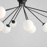 Lampa wisząca Holm czarno-biała | Aldex - Stylowe oświetlenie