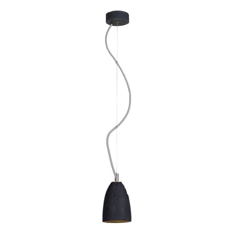 Lampa Betonowa Wisząca Febe 11cm Czarna LoftLight - Kup Teraz!