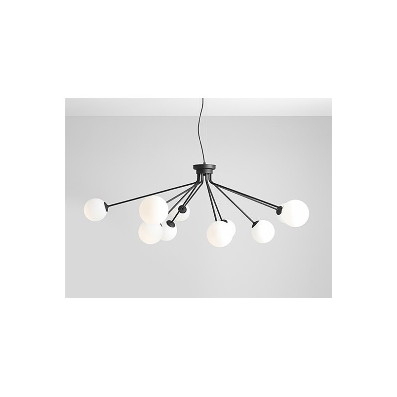 Lampa wisząca Holm czarno-biała | Aldex - Stylowe oświetlenie