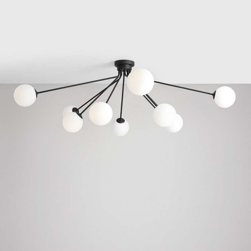 Lampa Sufitowa Szklane Kule Holm | Aldex | 140cm