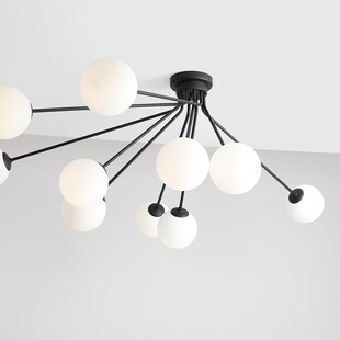 Lampa Sufitowa Szklane Kule Holm | Aldex | 140cm