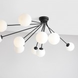 Lampa Sufitowa Szklane Kule Holm | Aldex | 140cm