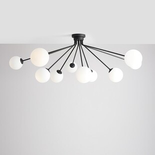 Lampa Sufitowa Szklane Kule Holm | Aldex | 140cm