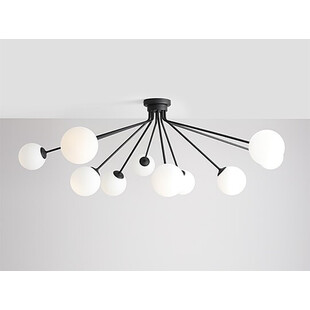 Lampa Sufitowa Szklane Kule Holm | Aldex | 140cm