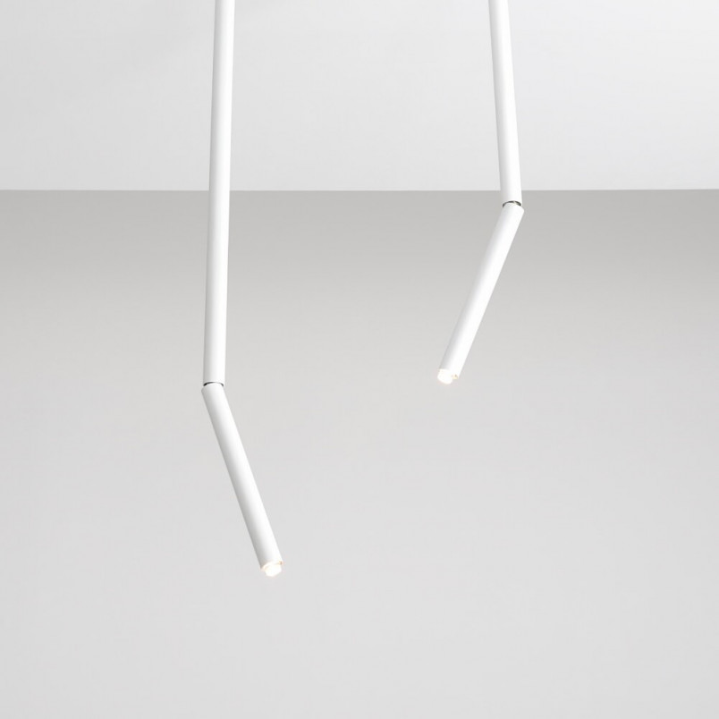 Lampa Sufitowa Tuba Stick Biała Aldex | Minimalizm i Styl
