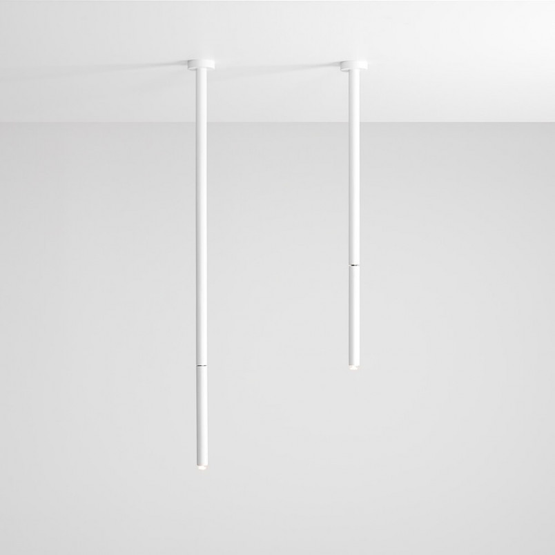 Lampa Sufitowa Tuba Stick Biała Aldex | Minimalizm i Styl