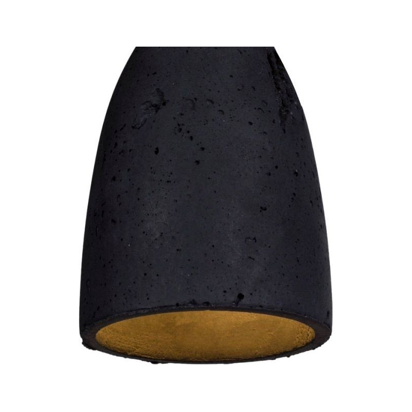 Lampa Betonowa Wisząca Febe 11cm Czarna LoftLight - Kup Teraz!