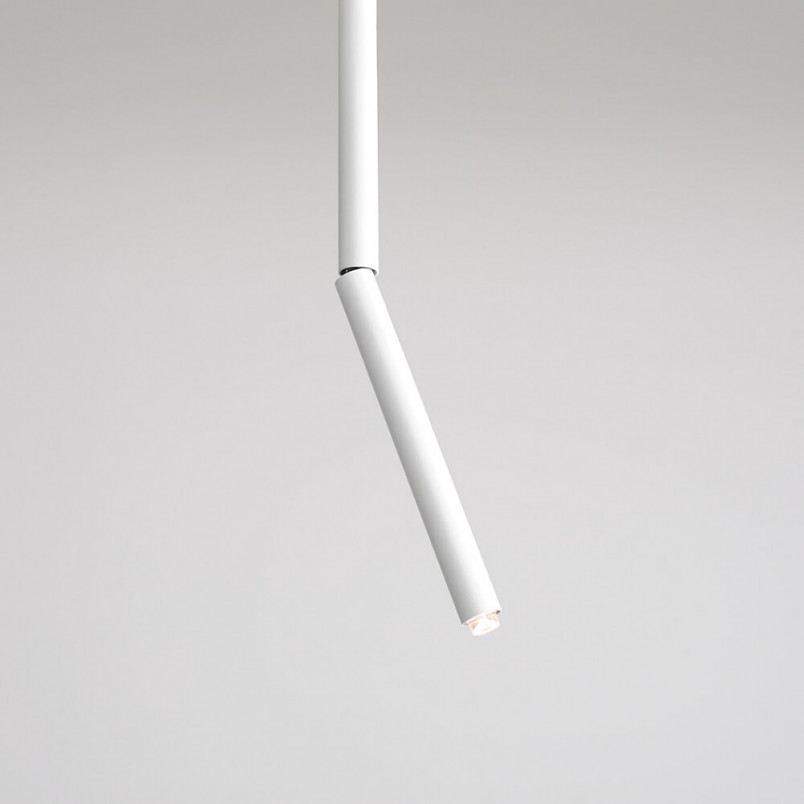 Lampa Sufitowa Tuba Stick Biała Aldex | Minimalizm i Styl