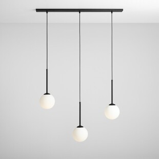 Lampa wisząca Bosso Black III - 3 szkła, Aldex