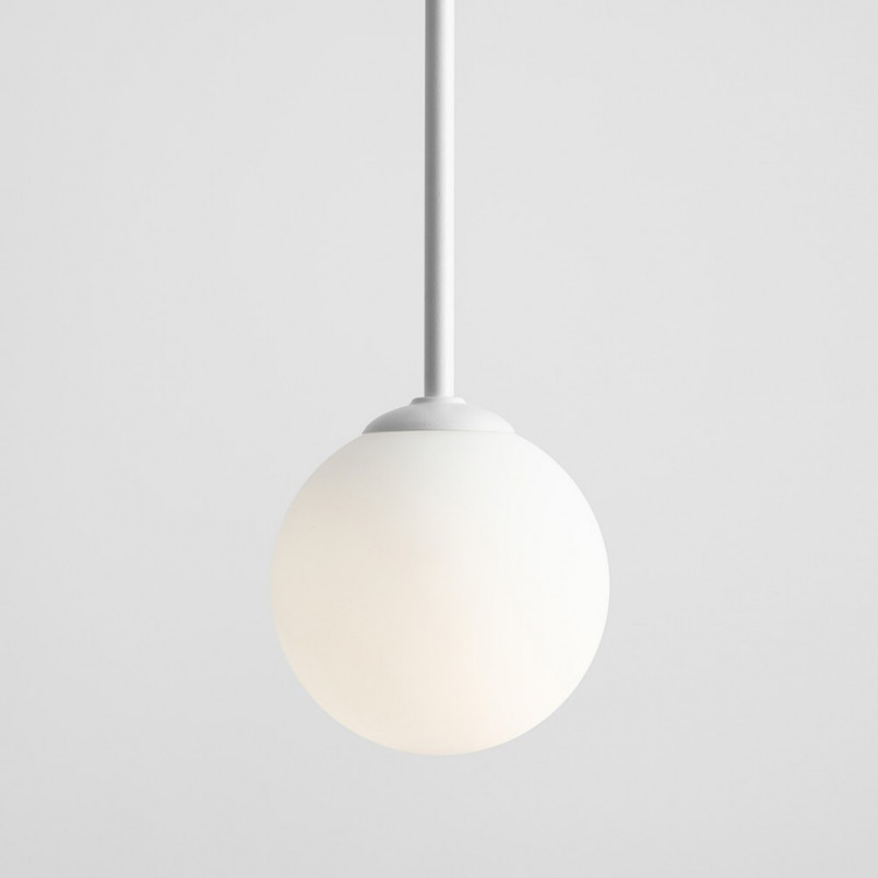 Lampa wisząca Bosso White IV - Aldex | Białe kule szklane
