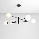 Lampa Sufitowa Szklane Kule Homme Black VI - Aldex