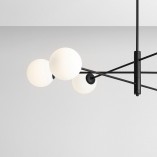 Lampa Sufitowa Szklane Kule Homme Black VI - Aldex