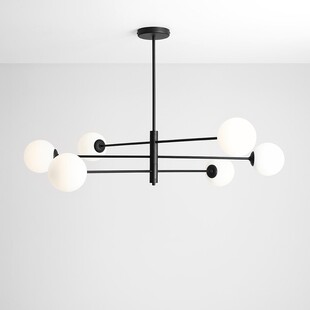 Lampa Sufitowa Szklane Kule Homme Black VI - Aldex