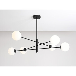Lampa Sufitowa Szklane Kule Homme Black VI - Aldex