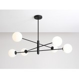 Lampa Sufitowa Szklane Kule Homme Black VI - Aldex
