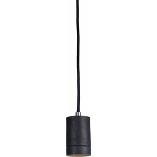 Lampa betonowa wisząca Kalla LoftLight | Czarna tuba GU10
