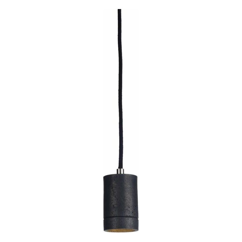 Lampa betonowa wisząca Kalla LoftLight | Czarna tuba GU10