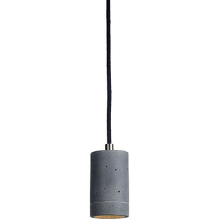 Lampa betonowa Kalla LoftLight | Wisząca tuba antracytowa