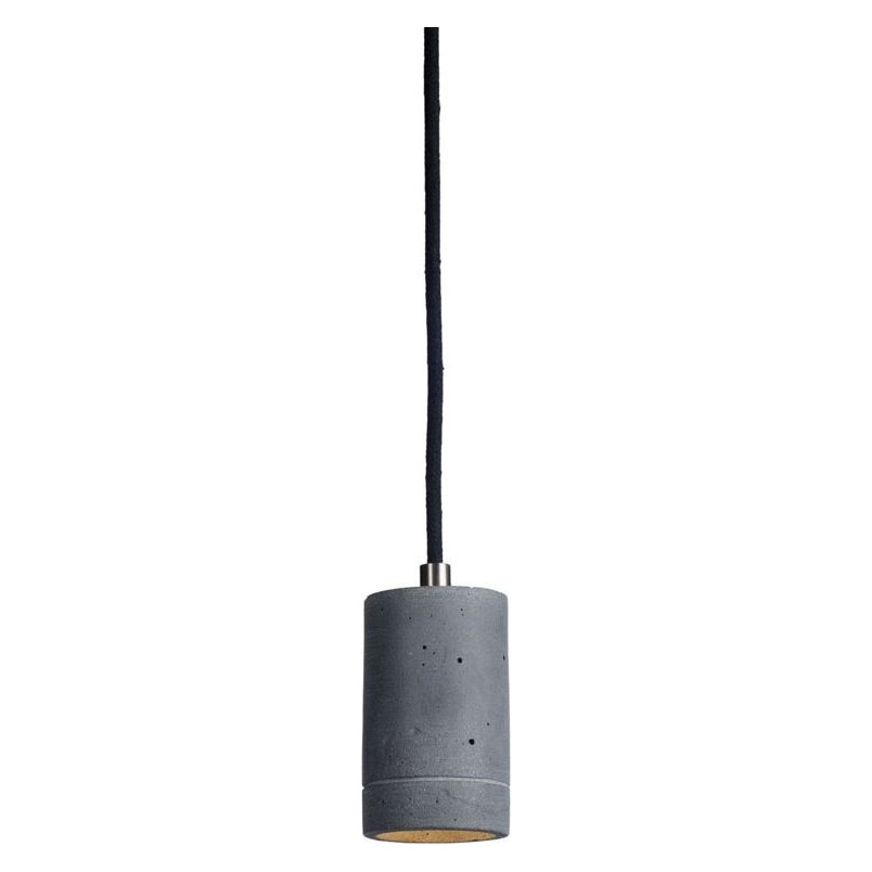 Lampa betonowa Kalla LoftLight | Wisząca tuba antracytowa